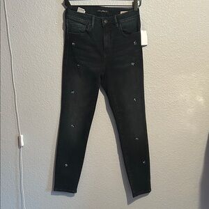 Embellished Mavi Navy Blue Skinny Jeans